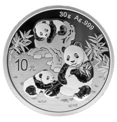30g Panda Chinois | Argent | 2025