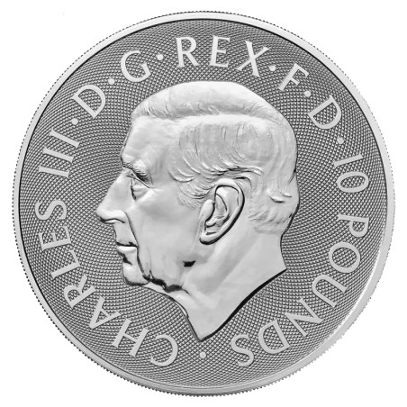 10 oz Tudor BeastsThe Bull of Clarence | Argent | 2023