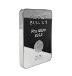 250g Argent Barre de Lingots StoneX Bullion