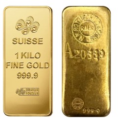 1 Kilo Lingot d'Or | plusieurs Fabricants | LBMA