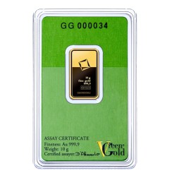 10g Lingot d'Or | Valcambi | Green Gold