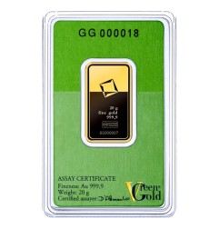 20g Lingot d'Or | Valcambi | Green Gold