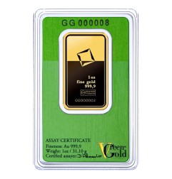 1 oz Lingot d'Or | Valcambi | Green Gold