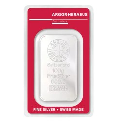 100g Lingot d'Argent | Argor-Heraeus