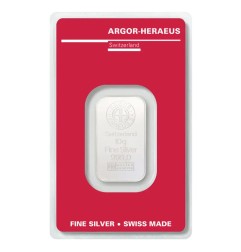 10g Lingot d'Argent | Argor-Heraeus