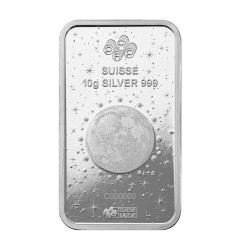 10g Légendes Lunaires Serpent Blanc Barre d'Argent | PAMP | 2025