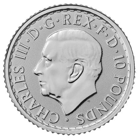 1/10 oz Britannia Charles III Platine | 2025