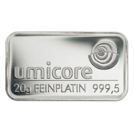 20g Lingot de Platine | différents fabricants