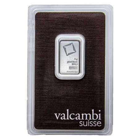 5g Lingot de Platine | Valcambi