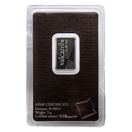 5g Lingot de Platine | Valcambi
