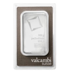 100g Lingot de Palladium | Valcambi