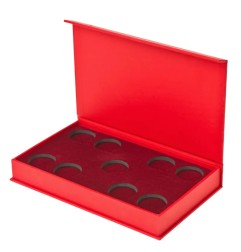 Boîte pour Lunar Série I des Pièces d'Argent 9 x 0.5 oz