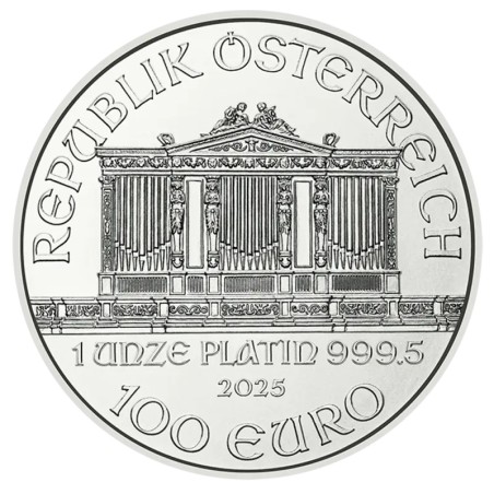 1 oz Philharmonique de Vienne | Platine | 2025